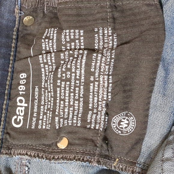 Gap Slim Straight Dark Blue Women's Jeans 29r (US8) - Picture 9 of 11